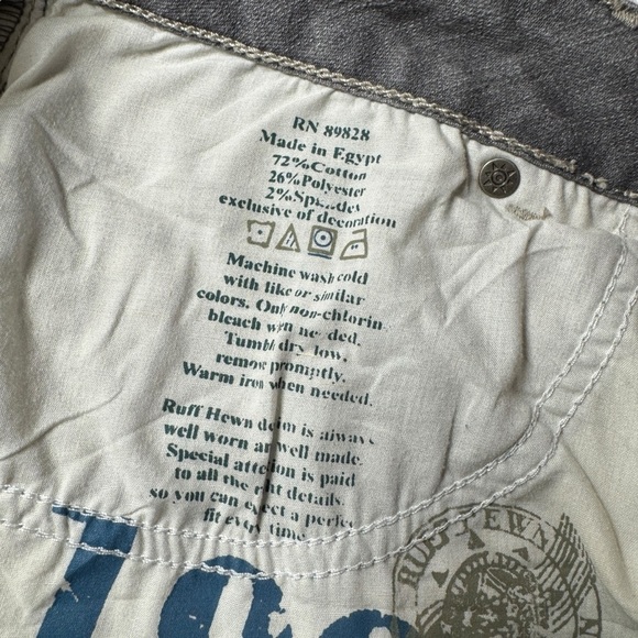 Ruff Hewn Classic Boot Cut Grey Wash denim jeans Womens 16 - Picture 7 of 12